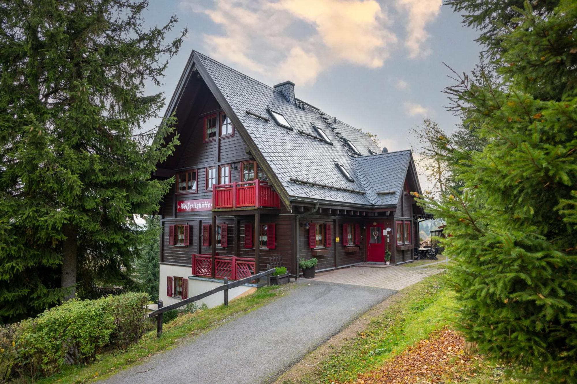 Ferienanlage Zum Silberstollen 2 Haeuser Am Berg Polderhof Und Weisseritzhuette Альтенберг Экстерьер фото